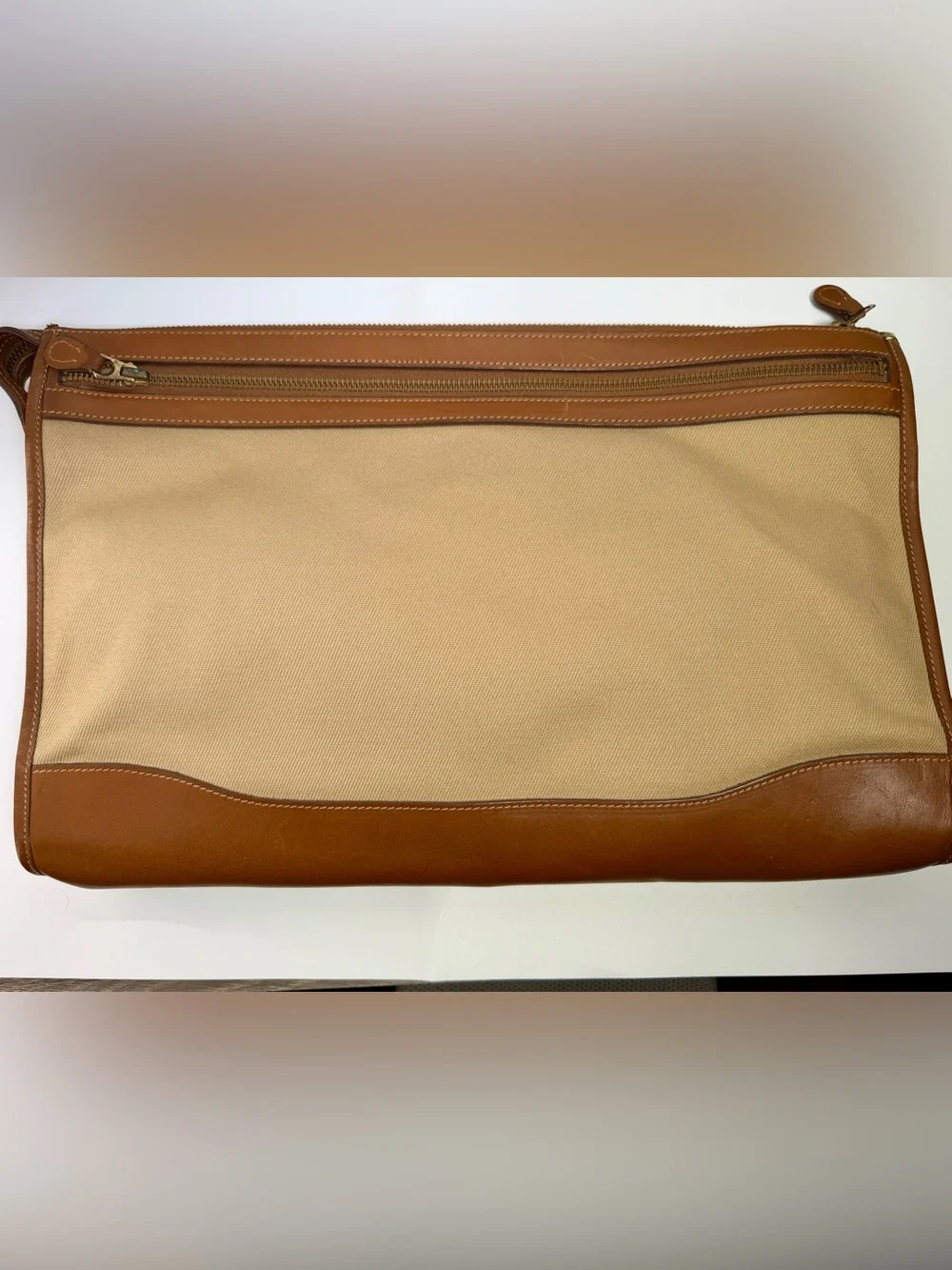 Ghurka Marley Hodgson Pit Briefcase No 7 The Docket 1991 Twill/Leather Excellent